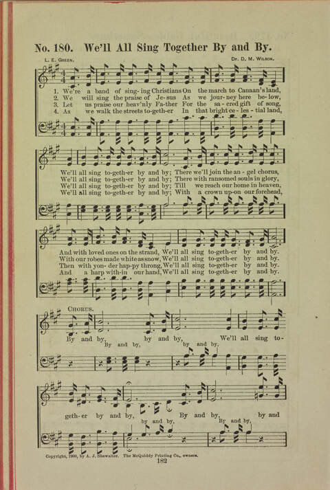 The New Christian Hymn Book: A collection of hymns and tunes for use in Christian worship page 182