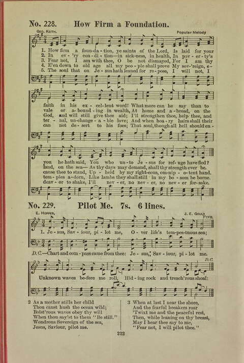 The New Christian Hymn Book: A collection of hymns and tunes for use in Christian worship page 222