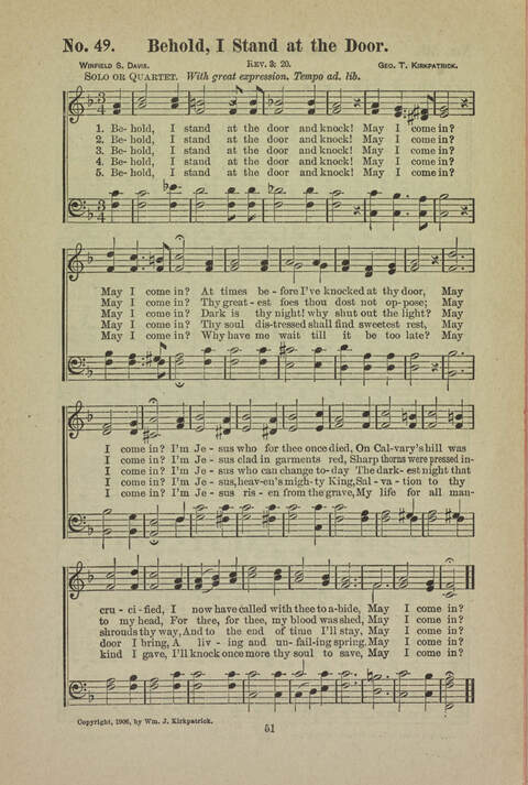The New Christian Hymn Book: A collection of hymns and tunes for use in Christian worship page 51