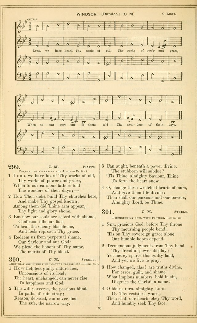 The New Congregational Hymn and Tune Book, for Public, Social and Private  Worship page 105