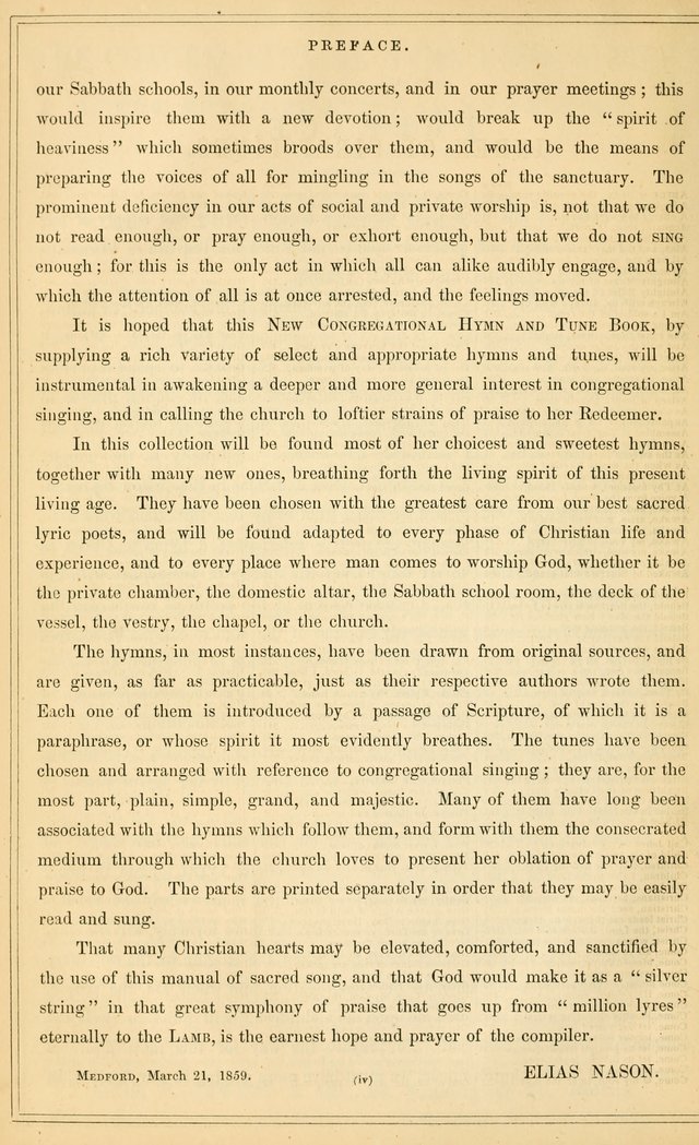 The New Congregational Hymn and Tune Book, for Public, Social and Private  Worship page 11