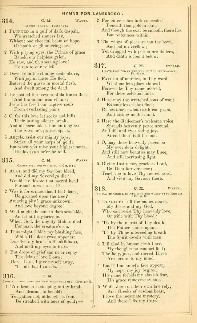 The New Congregational Hymn and Tune Book, for Public, Social and Private  Worship page 110