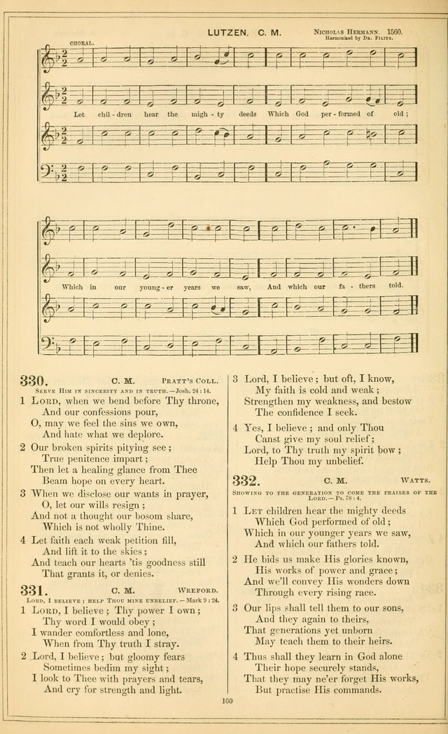 The New Congregational Hymn and Tune Book, for Public, Social and Private  Worship page 115