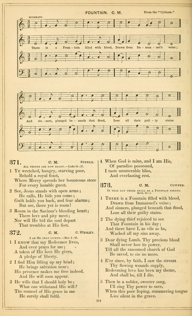 The New Congregational Hymn and Tune Book, for Public, Social and Private  Worship page 129