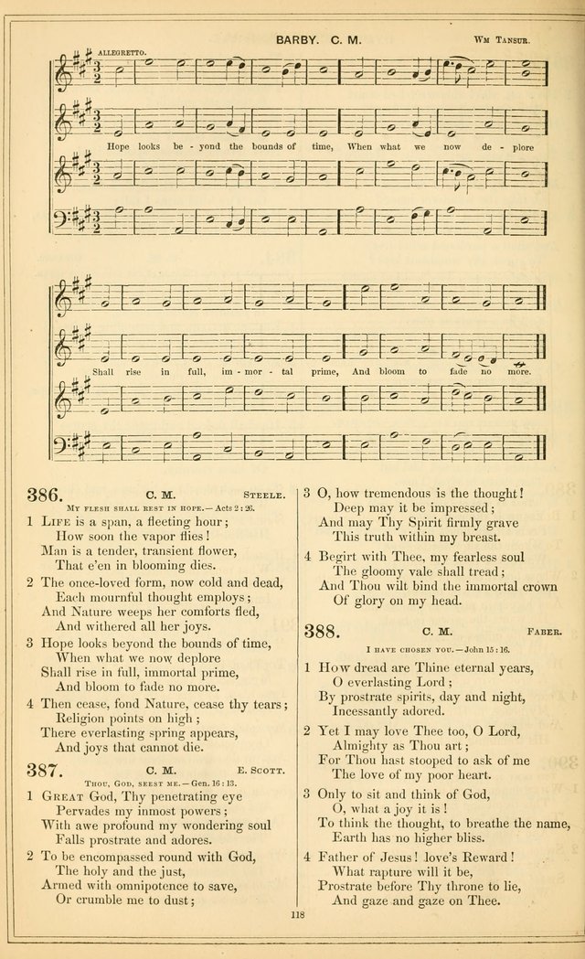 The New Congregational Hymn and Tune Book, for Public, Social and Private  Worship page 133