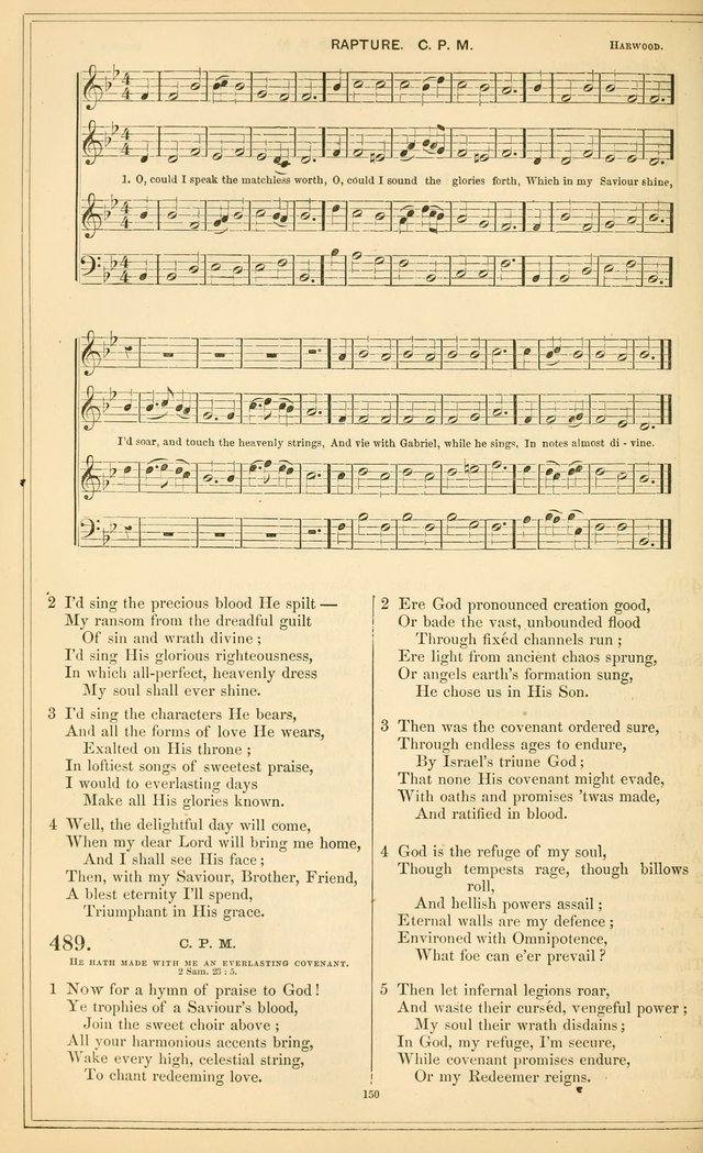 The New Congregational Hymn and Tune Book, for Public, Social and Private  Worship page 165