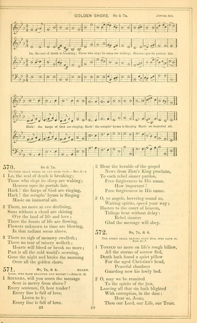 The New Congregational Hymn and Tune Book, for Public, Social and Private  Worship page 192