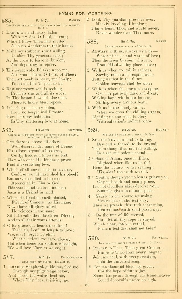 The New Congregational Hymn and Tune Book, for Public, Social and Private  Worship page 196