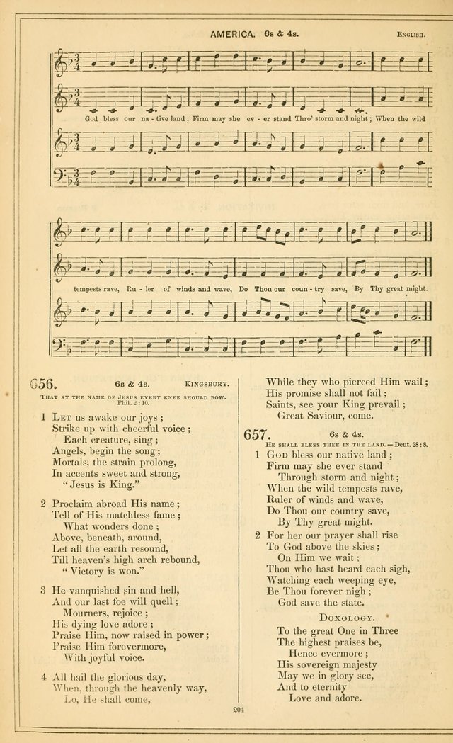 The New Congregational Hymn and Tune Book, for Public, Social and Private  Worship page 219