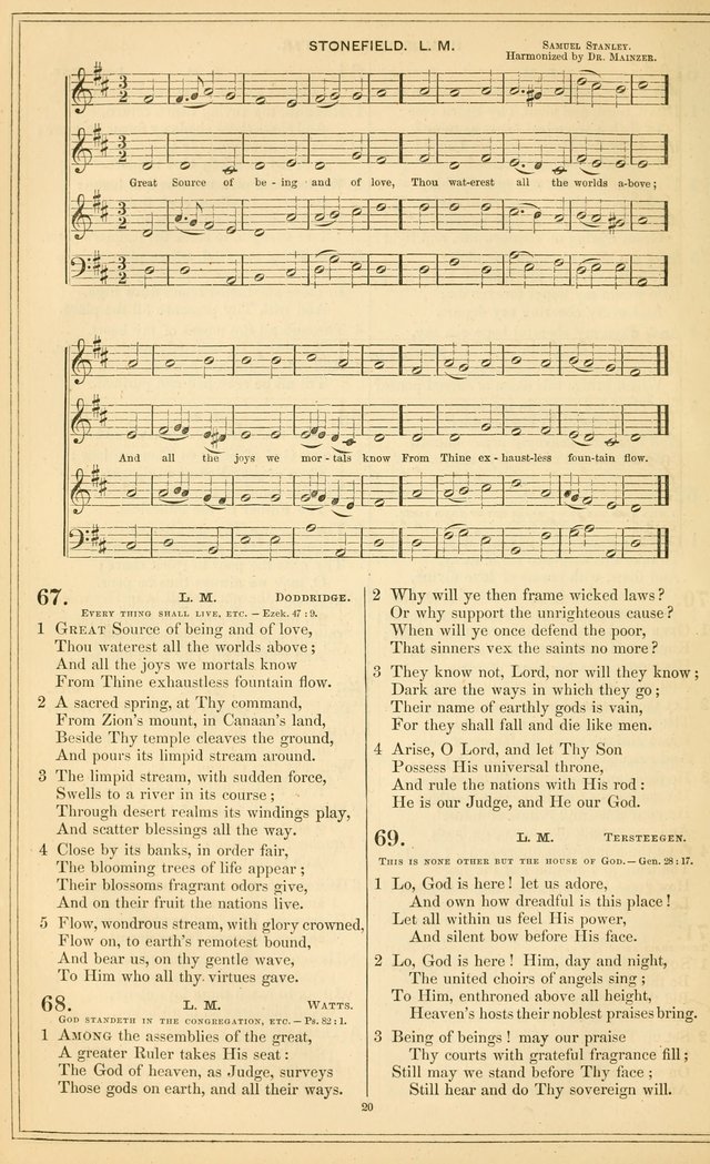 The New Congregational Hymn and Tune Book, for Public, Social and Private  Worship page 35