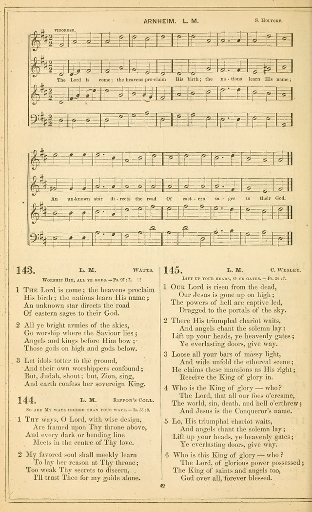 The New Congregational Hymn and Tune Book, for Public, Social and Private  Worship page 57