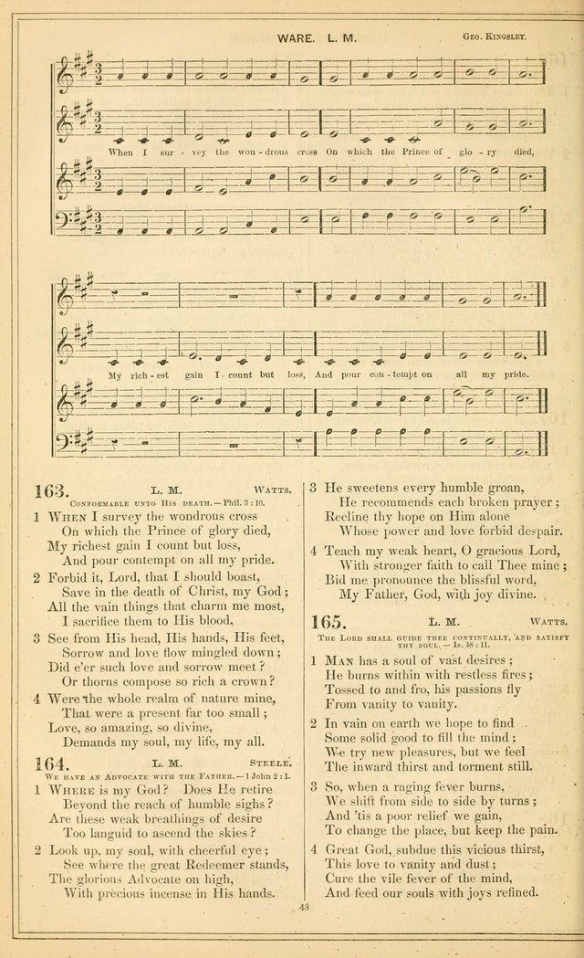 The New Congregational Hymn and Tune Book, for Public, Social and Private  Worship page 63