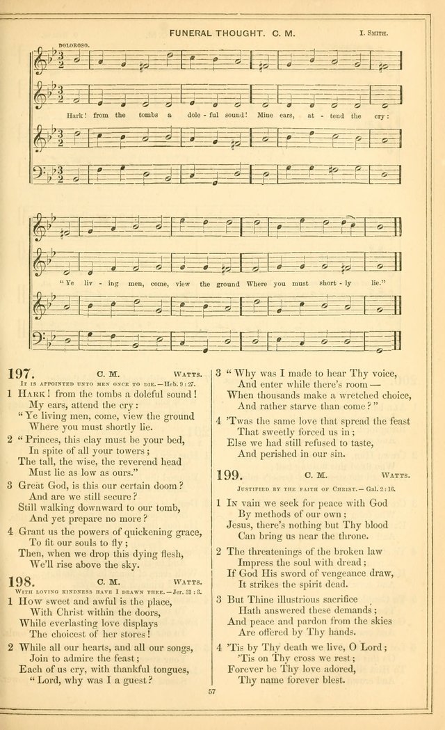 The New Congregational Hymn and Tune Book, for Public, Social and Private  Worship page 72