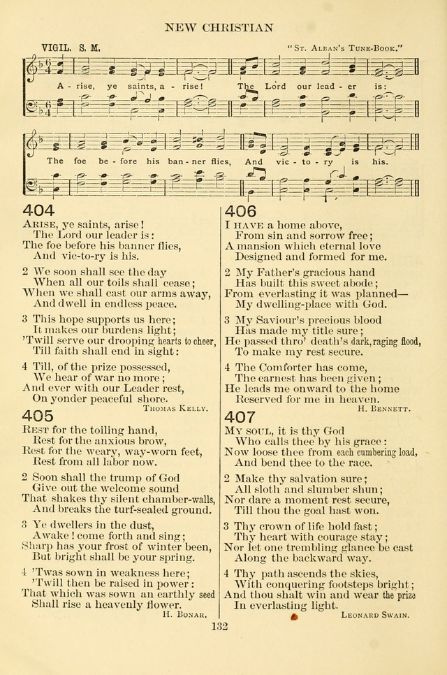 New Christian Hymn and Tune Book page 132