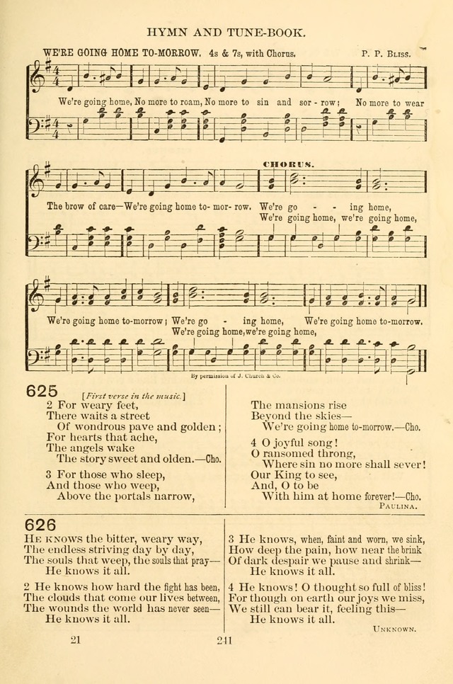 New Christian Hymn and Tune Book page 241