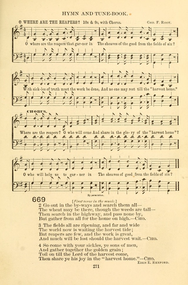 New Christian Hymn and Tune Book page 271