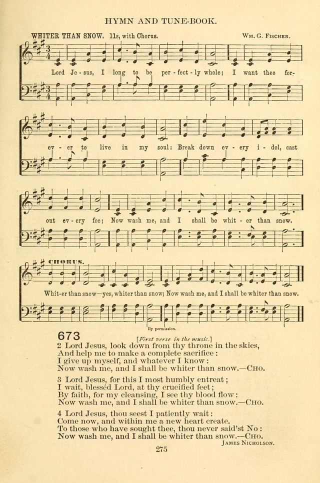 New Christian Hymn and Tune Book page 275