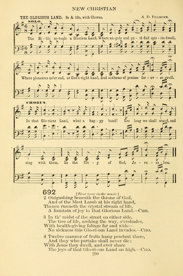 New Christian Hymn and Tune Book page 290