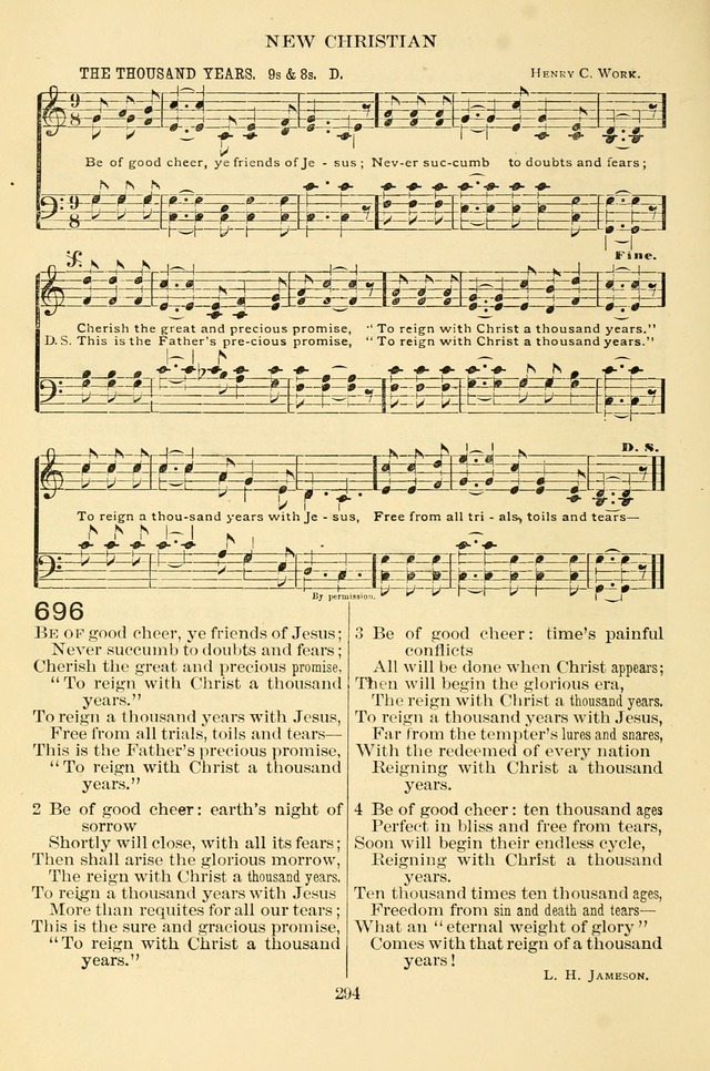 New Christian Hymn and Tune Book page 294