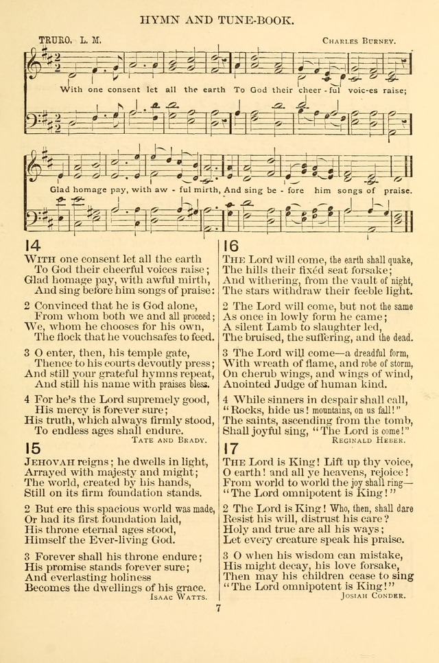 New Christian Hymn and Tune Book page 7