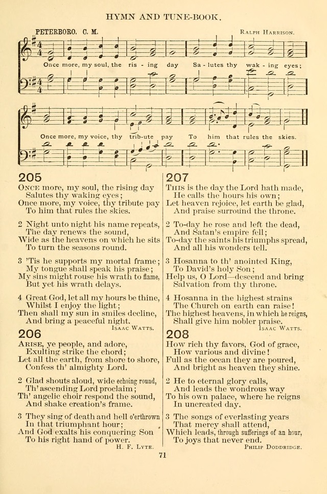 New Christian Hymn and Tune Book page 71