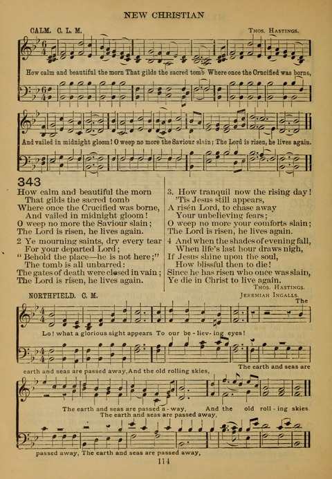 New Christian Hymn and Tune Book page 113