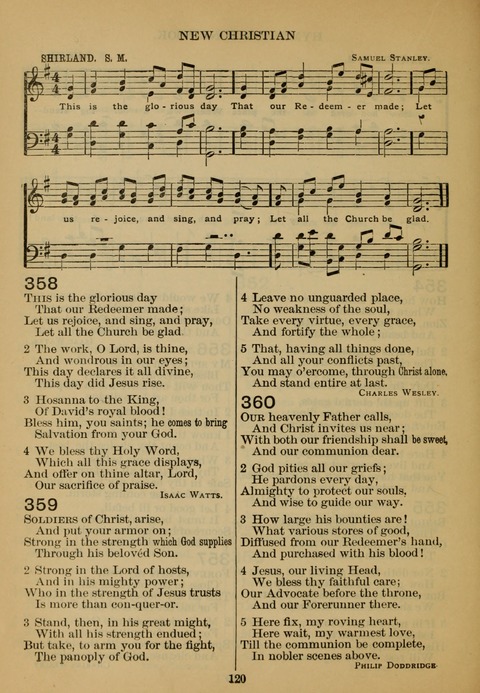 New Christian Hymn and Tune Book page 119