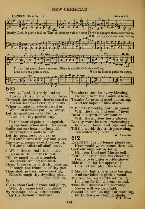 New Christian Hymn and Tune Book page 173