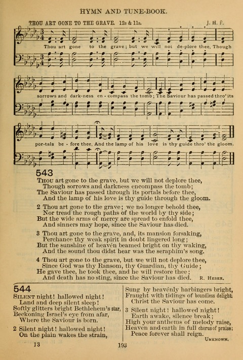 New Christian Hymn and Tune Book page 192