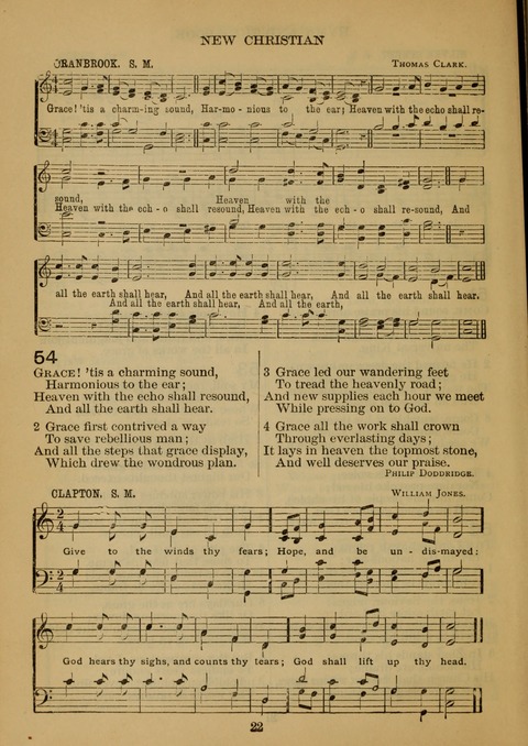 New Christian Hymn and Tune Book page 21