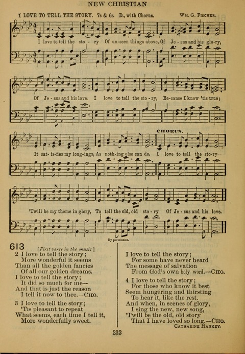 New Christian Hymn and Tune Book page 231