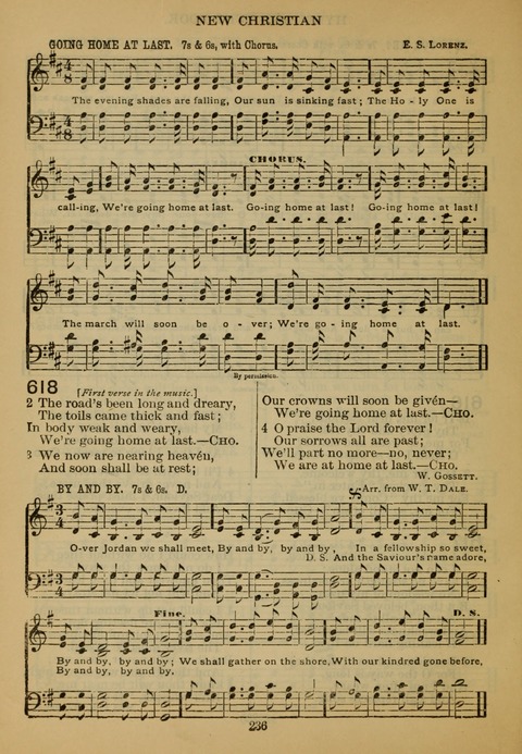 New Christian Hymn and Tune Book page 235