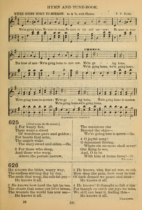 New Christian Hymn and Tune Book page 240