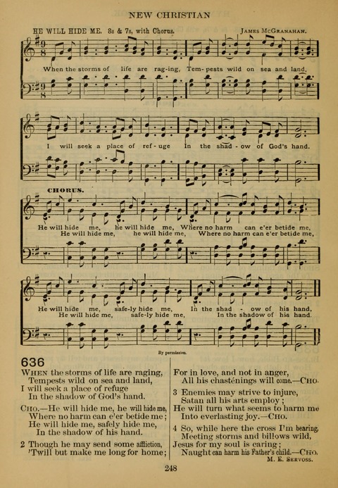 New Christian Hymn and Tune Book page 247