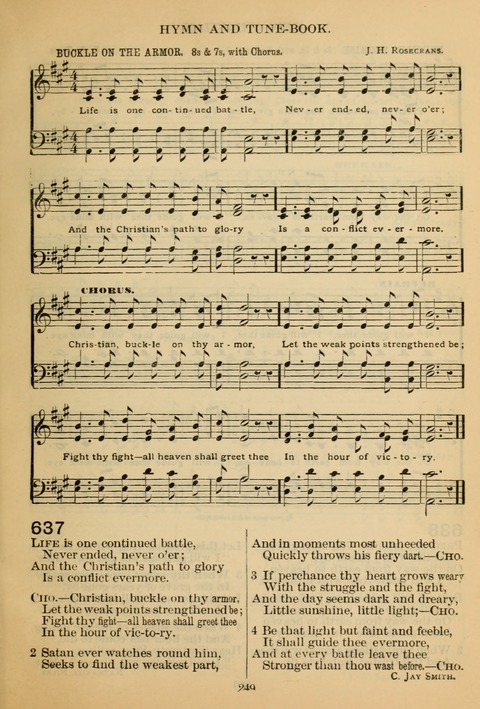 New Christian Hymn and Tune Book page 248