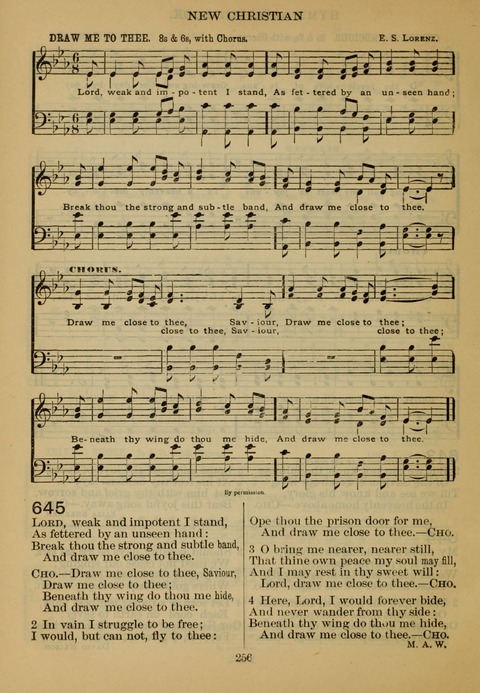 New Christian Hymn and Tune Book page 255