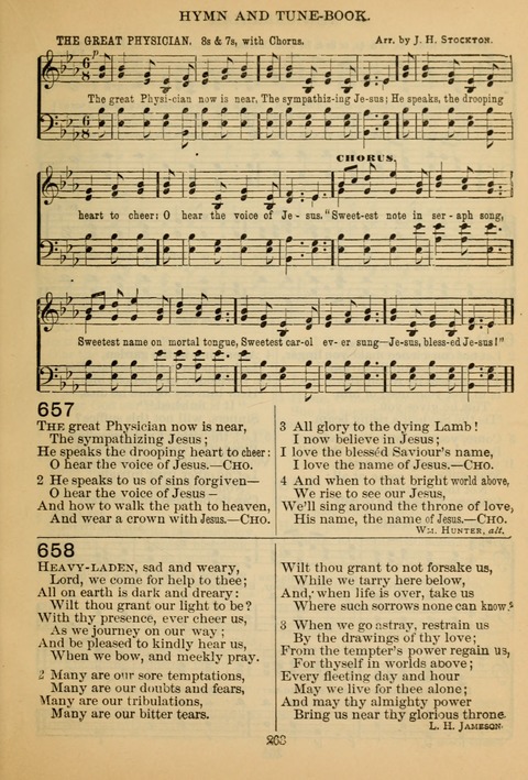 New Christian Hymn and Tune Book page 262