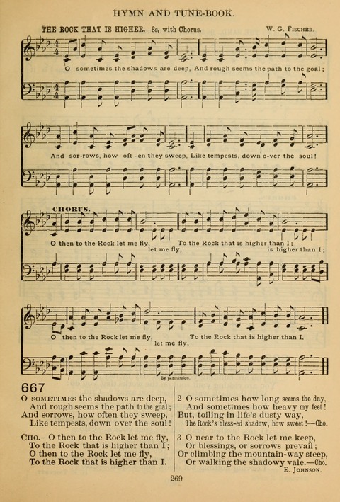 New Christian Hymn and Tune Book page 268