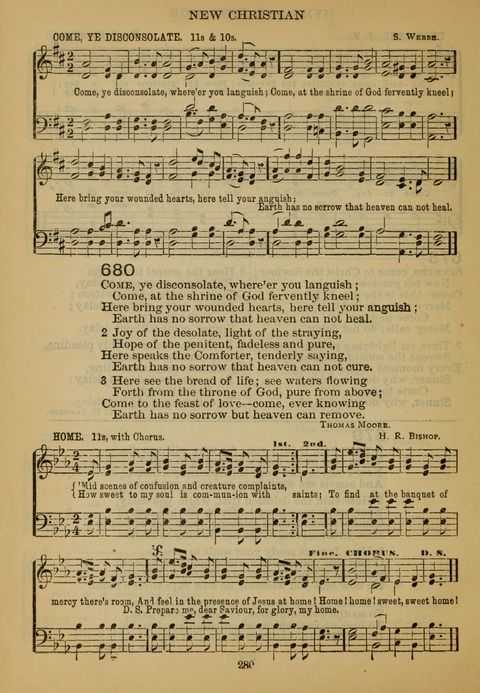 New Christian Hymn and Tune Book page 279