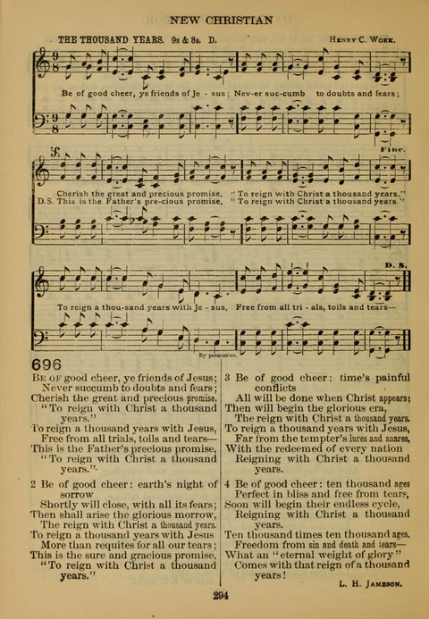 New Christian Hymn and Tune Book page 293