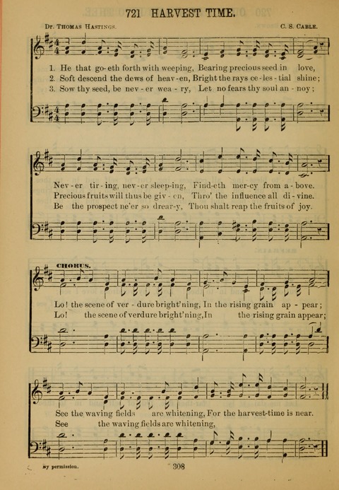 New Christian Hymn and Tune Book page 307