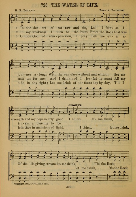 New Christian Hymn and Tune Book page 309