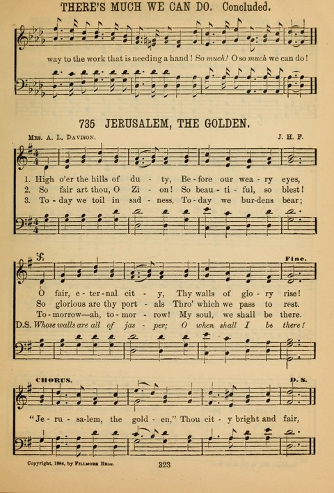 New Christian Hymn and Tune Book page 322