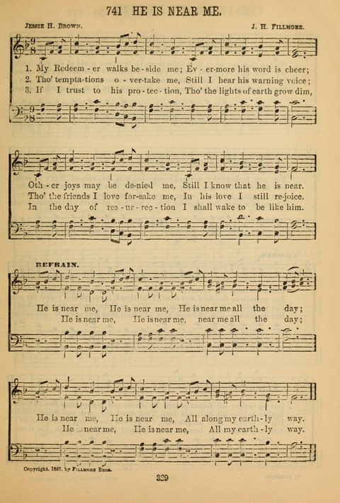 New Christian Hymn and Tune Book page 328