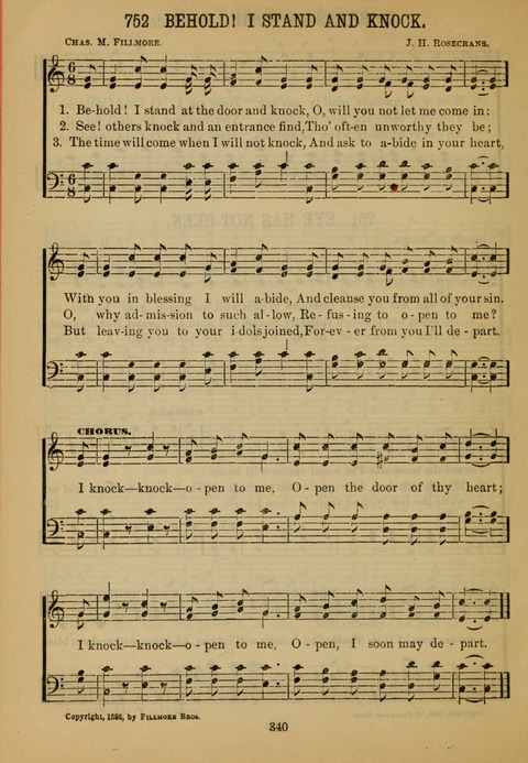 New Christian Hymn and Tune Book page 339