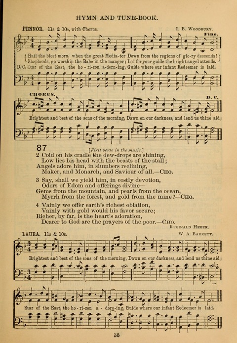 New Christian Hymn and Tune Book page 34