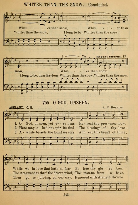 New Christian Hymn and Tune Book page 342