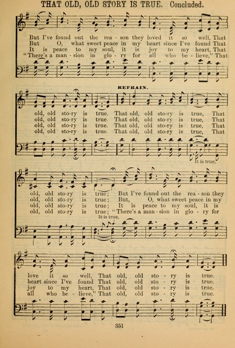 New Christian Hymn and Tune Book page 350