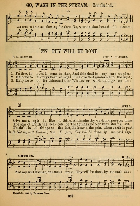 New Christian Hymn and Tune Book page 366