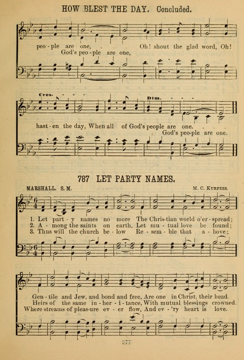 New Christian Hymn and Tune Book page 376